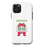 Amphifa Funny Pink Frog Make Algae Great Reflecting Pool Case for iPhone 11 Pro