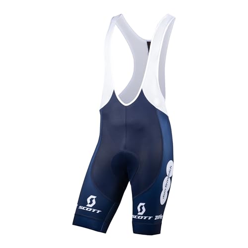 Cuissard à bretelles Nalini DSM Firmenich Training bicolore blanc noir respirant