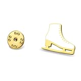 Broche Skate : cette broche de patin à glace capture magnifiquement l'élégance et la fluidité du patinage artistique, mettant en valeur la passion des amateurs de sport. Cadeau parfait pour les patineurs, les équipes de skate et les entraîneurs pour un cadeau de fin de saison, une compétition, un banquet, un anniversaire ou un jut parce que