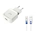 Produktbild Oli 2100mAh Ladegerät Netzteil + Kabel Micro USB Ladekabel Ladegerät für Samsung Galaxy S7 S7 Edge S6 S6 Edge Plus S5 S4 S3 A7 A5 A3 J7 J5 J3 J1 / Grand Prime/Galaxy Note 5 4 3 2 1
