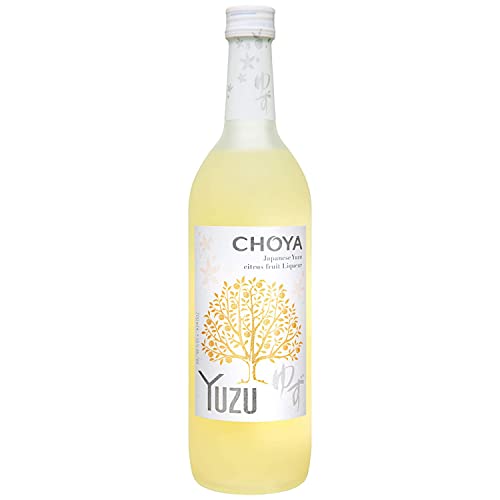 Choya - Japanese Yuzu - Citrus Fruit Liqueur - Authentic Japanese Yuzu - Amazingly Versatile - Delicate & Floral Liqueur - Ideal For Making Cocktails -75cl