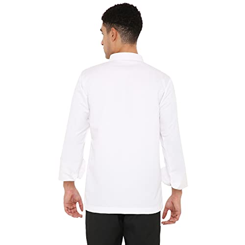 Image of Associated Uniforms Premium Plain Full sleeve Chef Coat (Chef Jacket - Smart Fit)