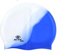 بونيه سباحة رياضي سيليكون، طاقية سباحة عالية الأداء متينة ومريحة ومقاومة للماء للتدريبات والسباحة التنافسية للرياضيين من ام ستور