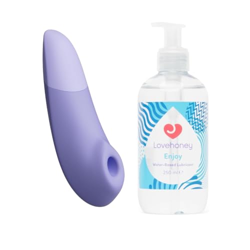 Suceur de clitoris Womanizer Enhance 2-en-1 avec vibromasseur et lubrifiant