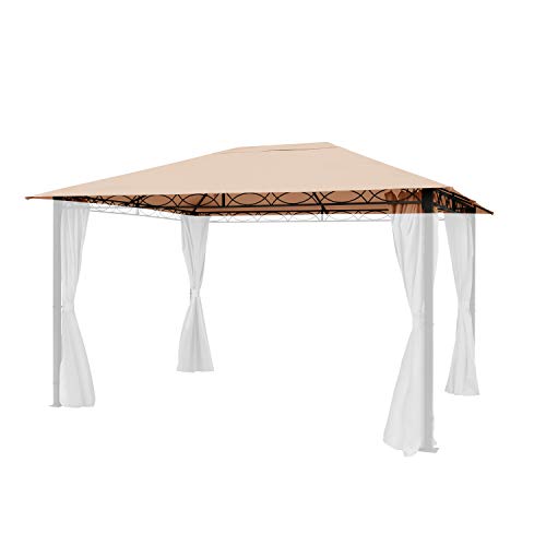 Ersatzdach 3x4 m für Rendezvous Premium ca. 220 g/m² Cappuccino