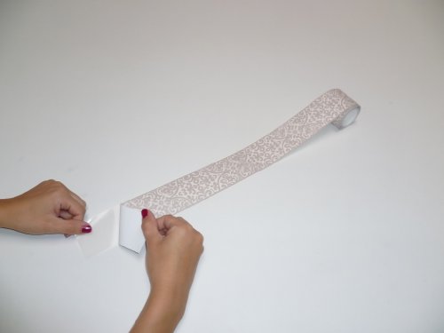 A.S. Création selbstklebende Bordüre Stick ups klassisch neobarock 5,00 m x 0,05 m beige braun grau Made in Germany 903112 9031-12