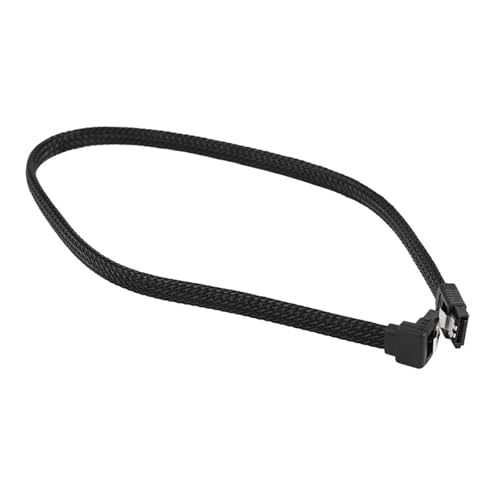 Cable de datos SATA 3.0 50 cm ángulo derecho 6Gb/s rojo miniatura 3