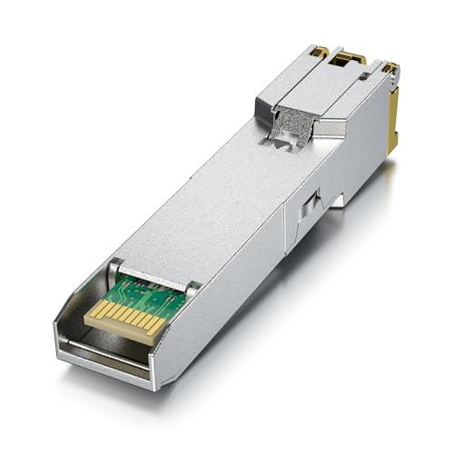 Módulo Ethernet SFP de 1.25G para conectar switches TP-Link e Intel mediante cable RJ45 3