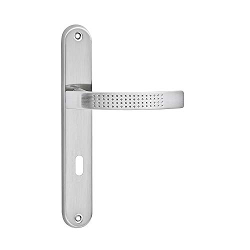 naka24 BB PZ WC Türgriff Langschild Drückergarnitur Türbeschlag Klinken ARGO Nickel (BB) Cover