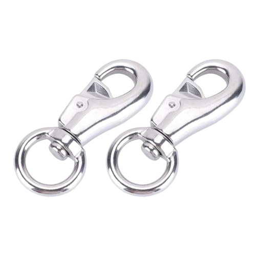 OHPHCALL Swivel Hook Snap for Hammock Chair 2 Pack 300kg Weight Capacity Metal 360° Rotation Simple Installati