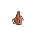 Galco Fletch High Ride Belt Holster for 1911 3-Inch Colt, Kimber, Para, Springfield (Tan, Right-hand)