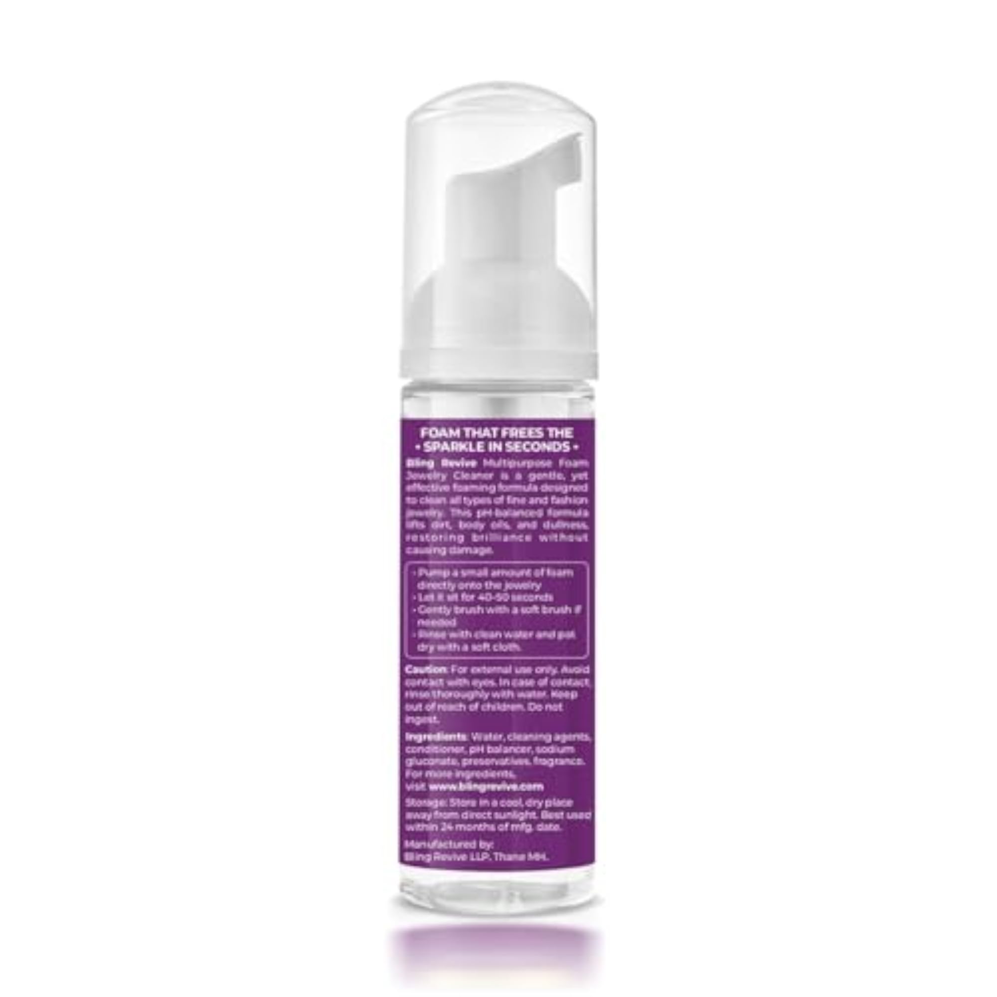 Multi-Purpose Foam Jewelry Cleaner, 70ml Travel Size