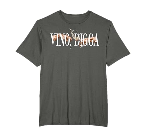 VINO, DIGGA. Die Erschaffung Adams. Adam Wein Weißwein Fun T-Shirt