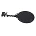 Adjustable Clip On 18cm Round Light Blocking Welding Panel for Welding Projects (Black)