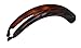 Parcelona French Channeled Extra Large Long Tortoise Shell Celluloid Ponytail Holder Banana Hair Clip
