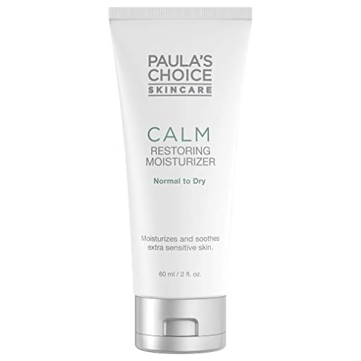 Paula's Choice Calm Återställa Ansiktskräm - Rik Natt Kräm Reducerar & Lugnar Rodnad och Känslig Hud - med Jojobaolja & Vitamin C - Normal till Torr Hud - 60 ml