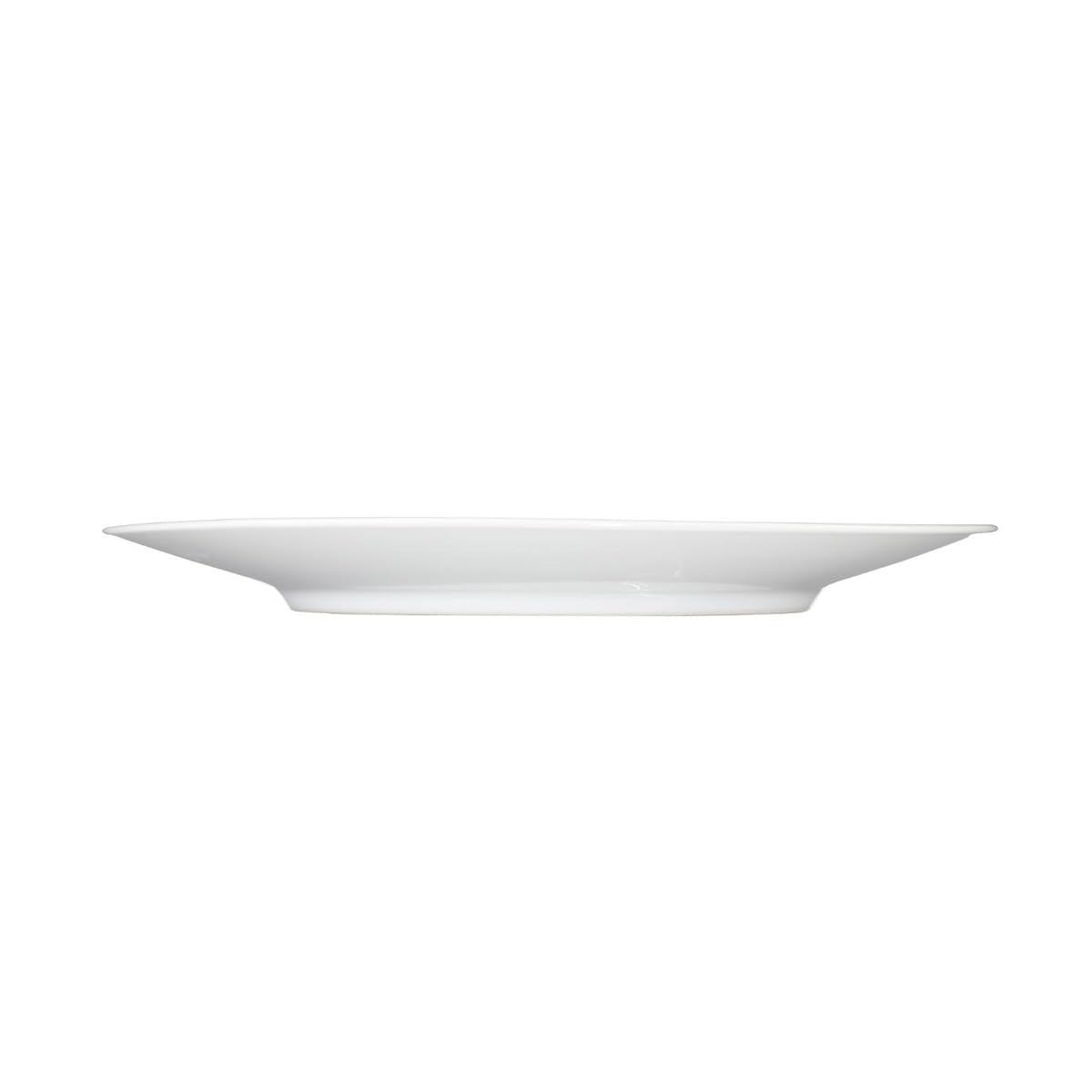 Secret de Gourmet - Lot de 6 Assiettes Plates Rice 27cm Blanc