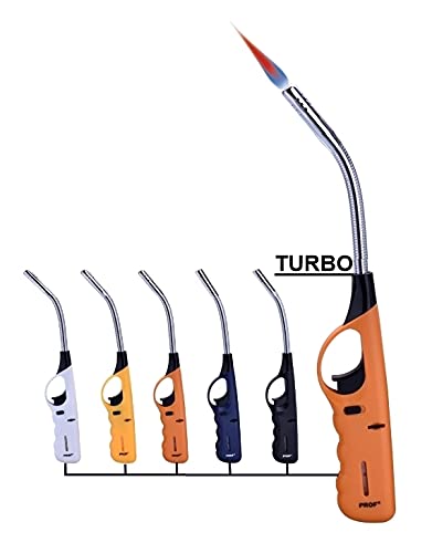 Accendigas/Accendino ricaricabile con becco flessibile e fimma turbo - BlueFlameTurbo