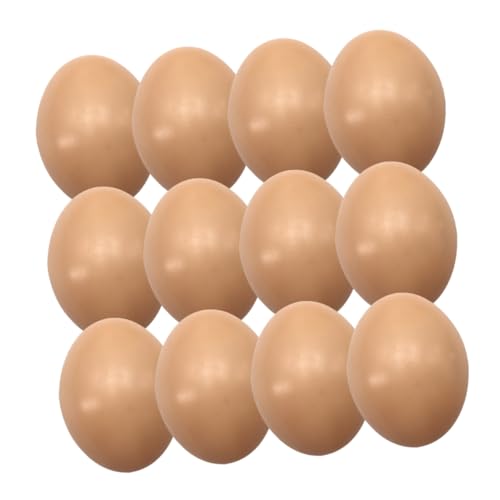Cabilock 24pcs Blank Fake Eggs for Easter Decoration Realistic Simulation Eggs for Creative Crafts for Use for Home Decor and Spring Celebrations