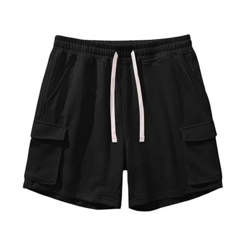 Short en coton homme décontracté avec poches pour l'été