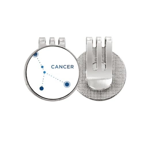 Marqueur de balle de golf Cancer accessoire de sport émail zodiaque pour green