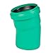 Produktbild Ostendorf KG 2000 Bogen DN110/15° Abwasserrohr grün - Polypropylen (PP) - Rohrbogen - Einzelstück - Grün - 1 Stück