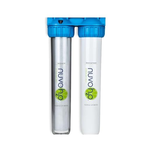NuvoH2O Home Duo Water Softener + Taste Filter System – Water Conditioner & Taste Filter for Your Entire House