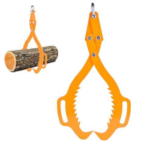 Pinzas de registro, pinzas de elevación de troncos - Tong log antideilo de 30 pulgadas 2 garra | Capacidad de 3307 libras de madera pesada para ATV, carretilla elevadora, camión, tractor