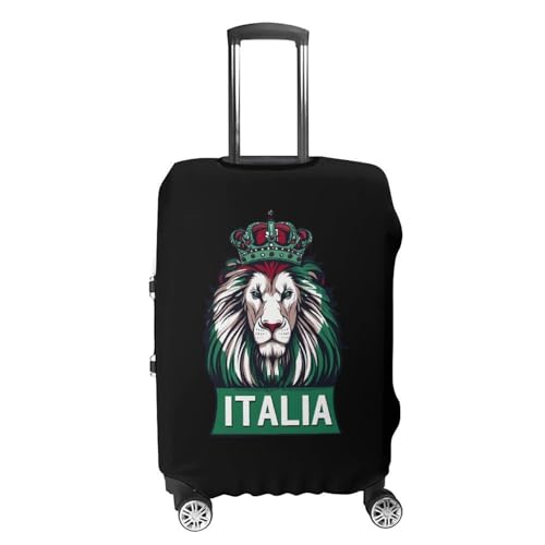 Lion Italy Italian Flag Luggage Cover Suitcase Protector Travel Baggage Covers for Men Women S4