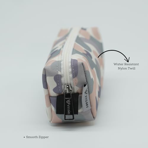 Image of VISMIINTREND Big Capacity Pencil Pen Case Office College School Large Storage High Capacity Bag Pouch Holder Box Organizer