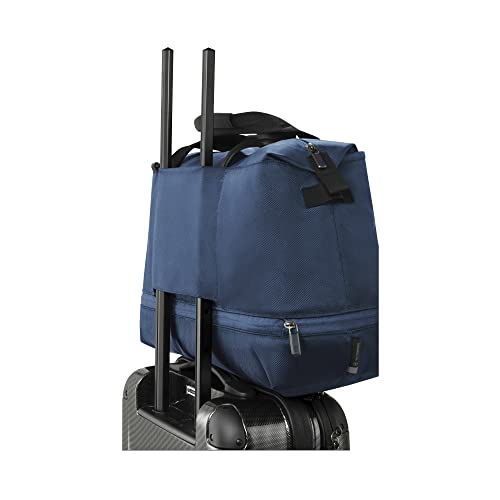Victorinox Werks Traveler 6.0 Weekender Bag With Zipper Expansion, Blue, 12.6-inch
