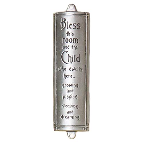 Bless This Room/Child Room Blessing – Pewter Mezuzah Blessing by Cynthia Webb Designs