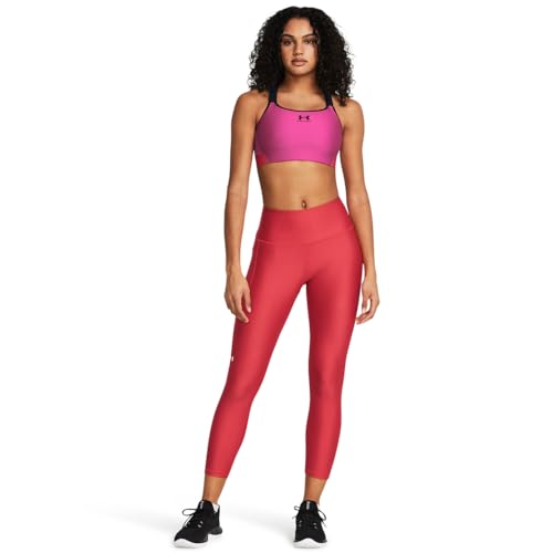 Image of Under Armour Women's HeatGear Armour High Waisted Ankle No-Slip Leggings