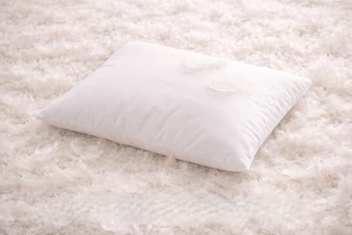 AR Textile Hotel Quality White Duck Feather & Down Cushion Pads, Inserts, Fillers, inners with 100% Cotton Cover, Down Proof Anti Dustmite Cover, 16" 18" 20" 22" (18x18 (45x45cm))