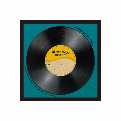 Amazon | 結婚証明書 ゲスト 参加型 サイン式 署名 レコード 結婚式