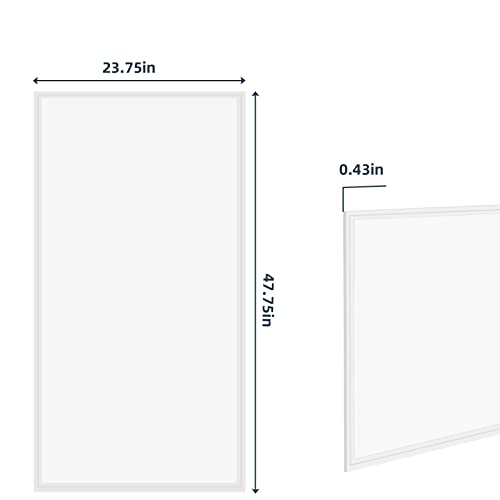 2X4 Led Flat Panel Light,4 Pack,75Watt,0-10V Dimmable,7800 Lumens,5000K Daylight White Color, Drop Ceiling Flat Led Light Panel,Recessed Edge-Lit Troffer Fixture #TOP1