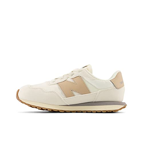 New Balance Boy's 237 V1 Bungee Sneaker, Turtledove/Incense, 1 Little Kid #TOP1