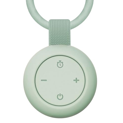 Image of Portable Baby Sound Machine [White Noise for Babies Kids Adults][Sleep Soother][Timer Function][12 Soothing Sounds] 15 Hours Battery Life, Registry Gift,Shower,Clips on Baby Stroller.Mint
