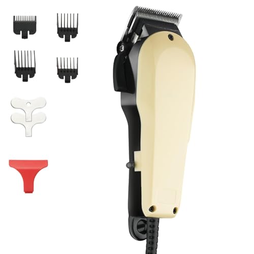 Cortapelos profesional para arreglar barba y cabello, kit de recortadora IPX7 con cable