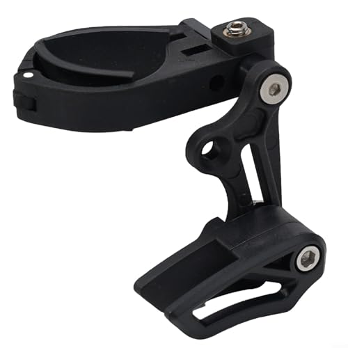 Bike Chain Guide Front Chainring Protector,Aluminum Alloy Single Speed Chain Anti Drop Device With Heat Treated Nylon For Mountain Bike