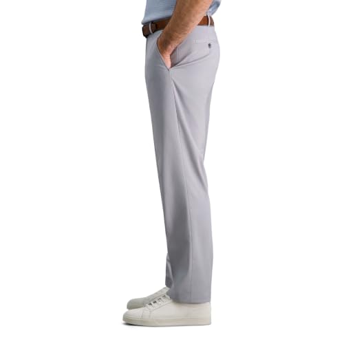Image of Haggar Men's Classic Fit Premium No Iron Khaki Pant