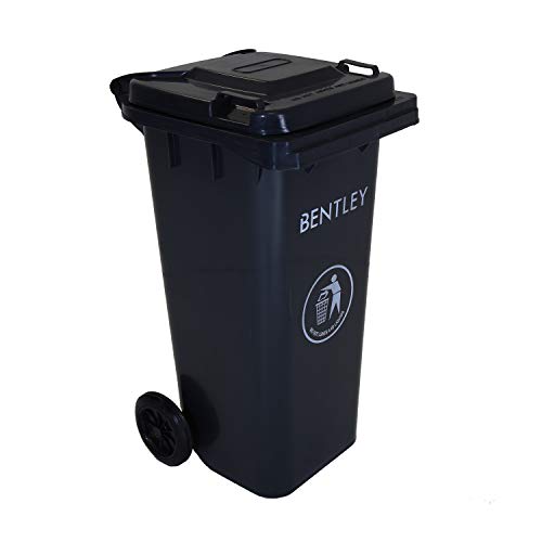CHARLES BENTLEY Outdoor Household Waste Medium Rubbish 120 Litre Wheelie Bin