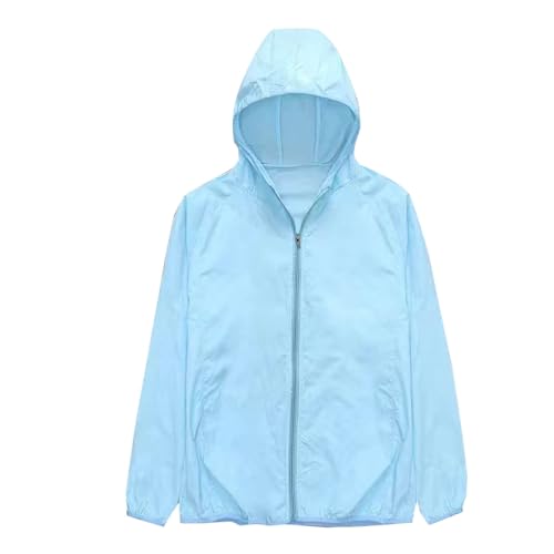 Mens Waterproof Quick Dry Jackets Uv Sun Protection Casual Lightweight Comfy Windbreaker with Outwear Jackets
