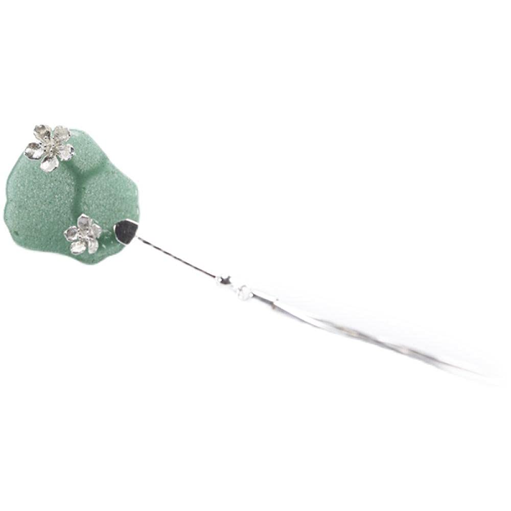 Brosche Clips Broschen Anstecknadeln Anstecknadel Silber Retro Brosche Frau Chinesisches Windtemperament Hanfa Zubehör Fan Pin Brust Anti-Beleuchtung