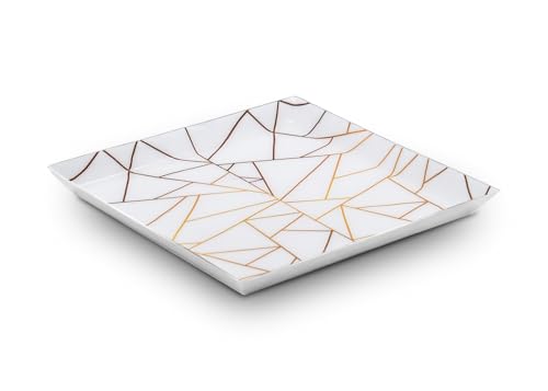 Godinger Matzah Holder - Stainless Steel Matzah Holder - 9X9 - Perfect for Passover and Decorative Use, Square