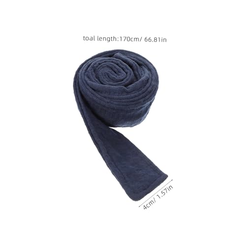 Strap Replacement Bathrobe Belt Polyester Dark Blue Hotel Tie for Men Women2