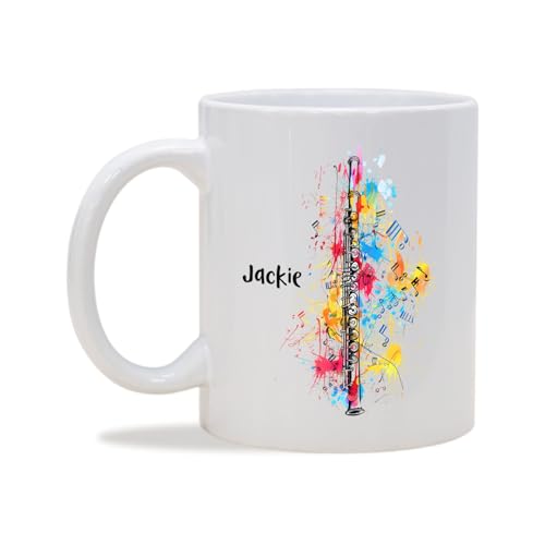 Personalized Flute Player Ceramic Mug