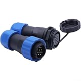 SP20 IP68 bewertete Luftfahrt-Steckdose für Außenbeleuchtungssysteme, Brunnenpumpenverdrahtung und industrielle Stromübertragungsanwendungen (10-polig)