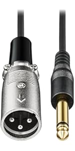 Amazon | オーディオテクニカ XLR ケーブル (XLRオス - φ6.3mmモノラル