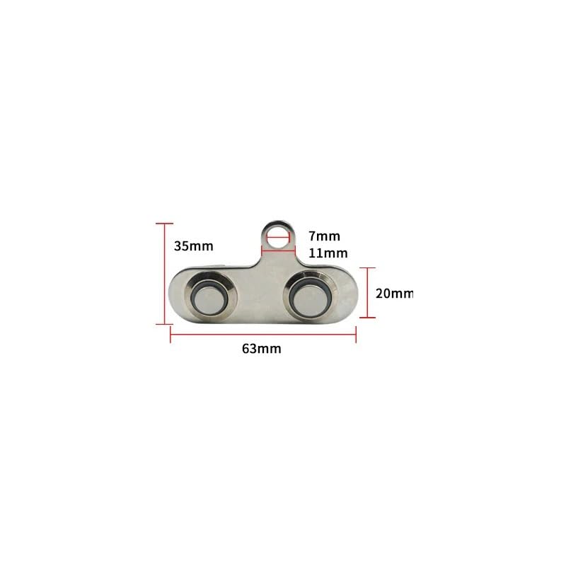 Interruptor LED para Motocicleta sin Holguras de Manillar 12V Botón Ajustable 2